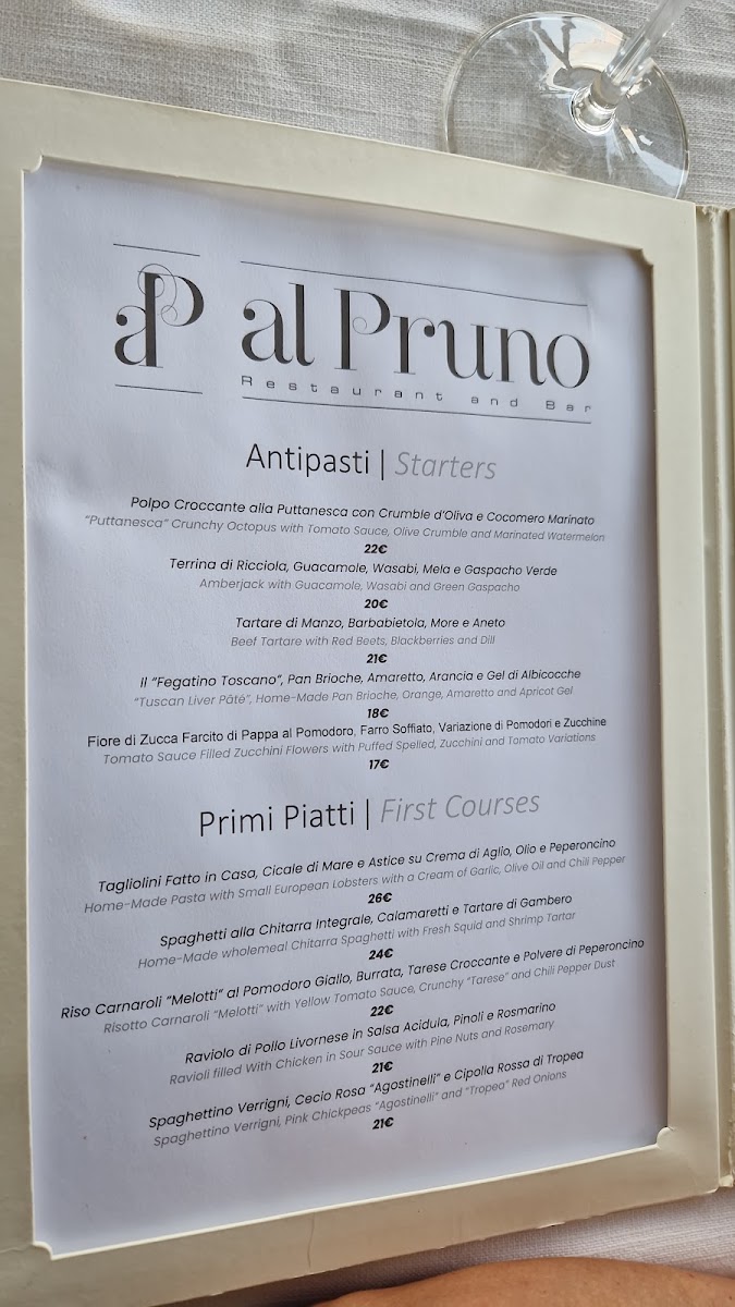 Menu Ristorante & Bar Al Pruno-3
