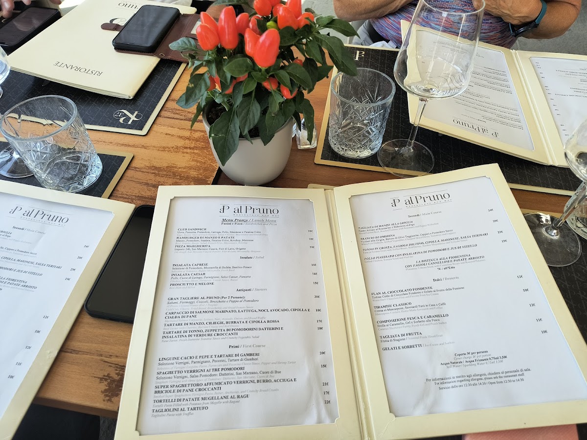 Menu Ristorante & Bar Al Pruno-4